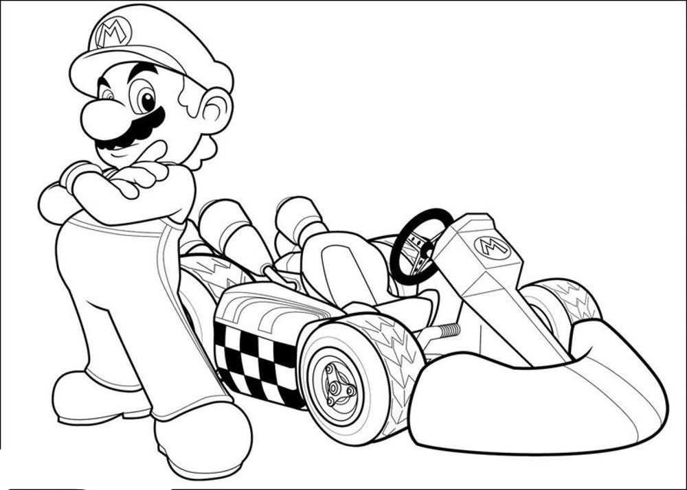 mario-kart-coloring-pages – Best Apps For Kids