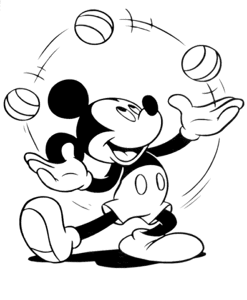 printable mickey mouse coloring pages