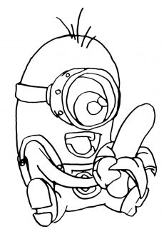 minions-coloring-pages-banana | | BestAppsForKids.com