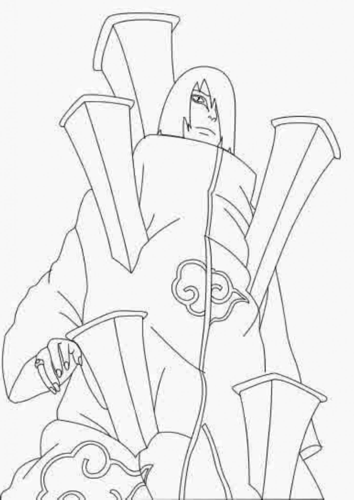  naruto  coloring  pages akatsuki  BestAppsForKids com