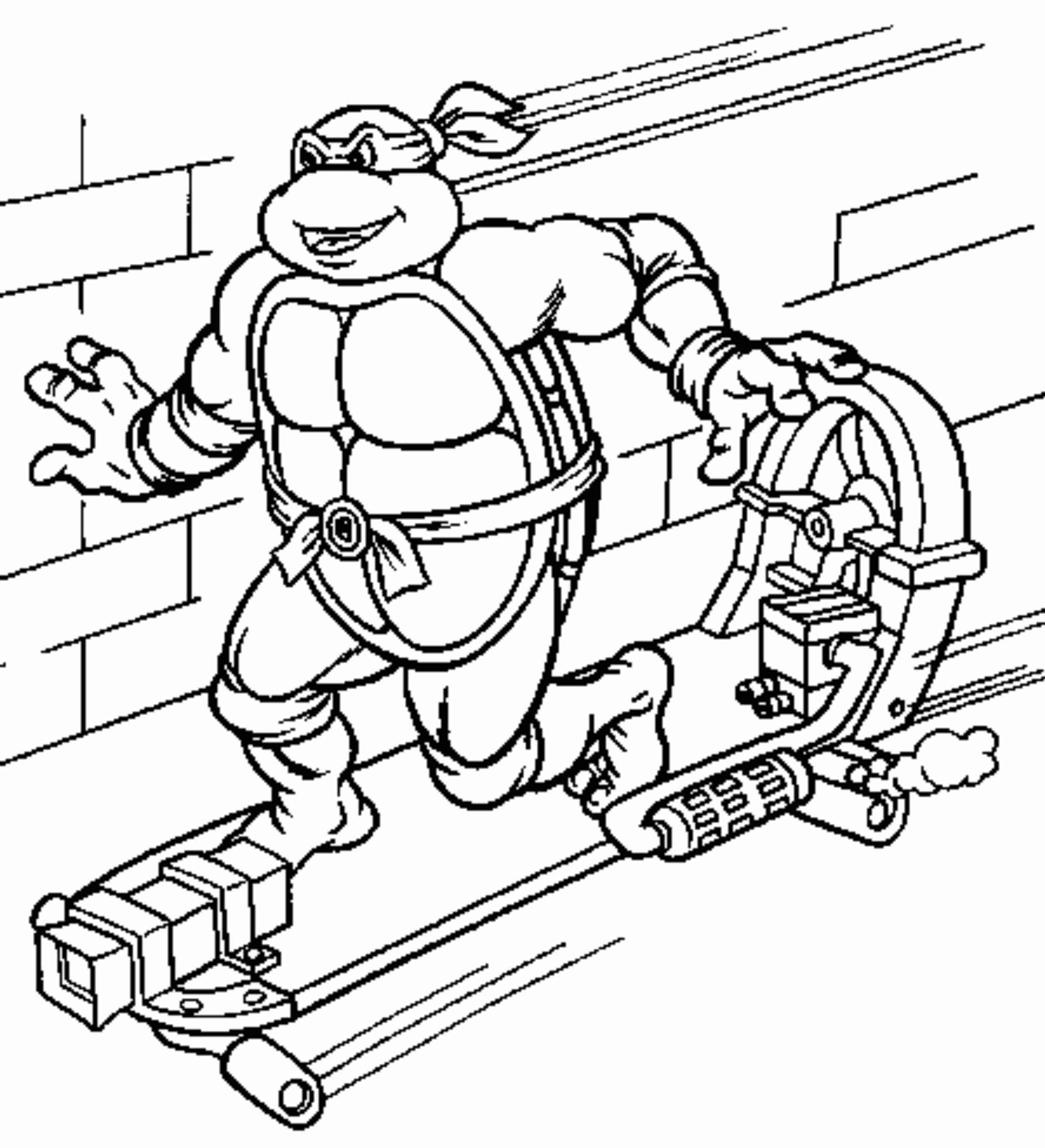 Download ninja-turtle-skateboard-coloring-pages | | BestAppsForKids.com