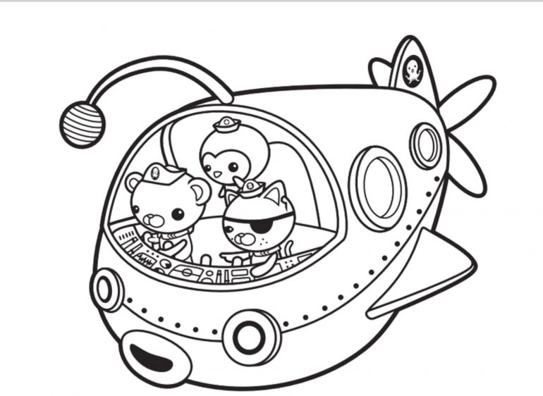 Print & Download - Octonauts Coloring Pages for Your Kid’s Activity