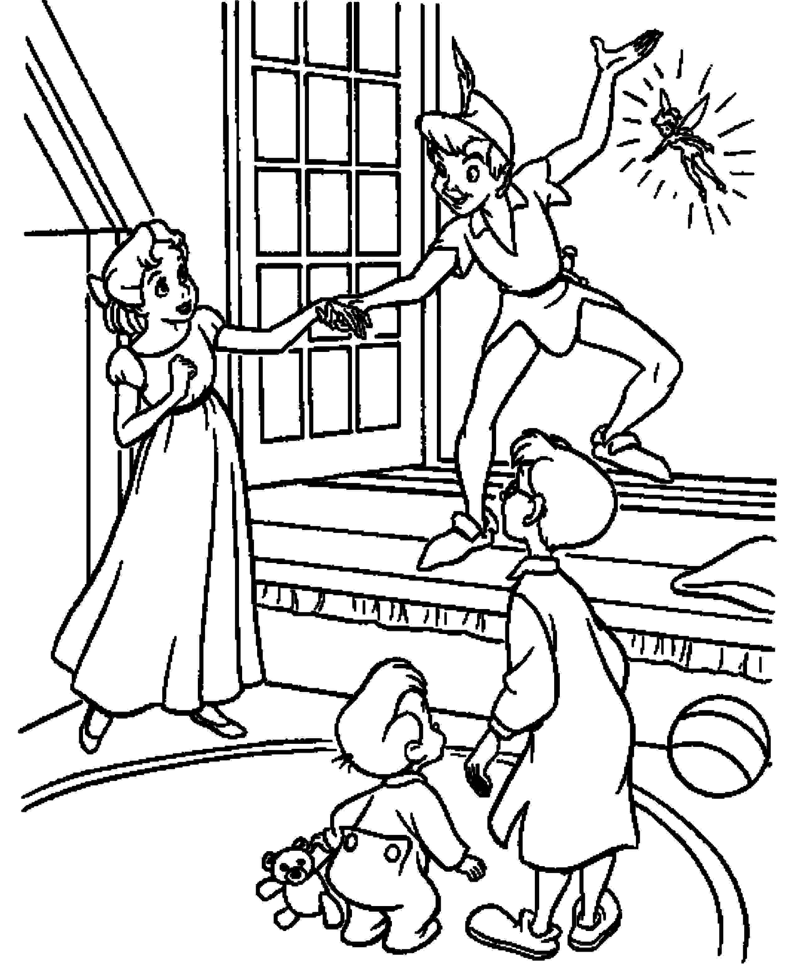 Print & Download Fun Peter Pan Coloring Pages Downloaded for Free