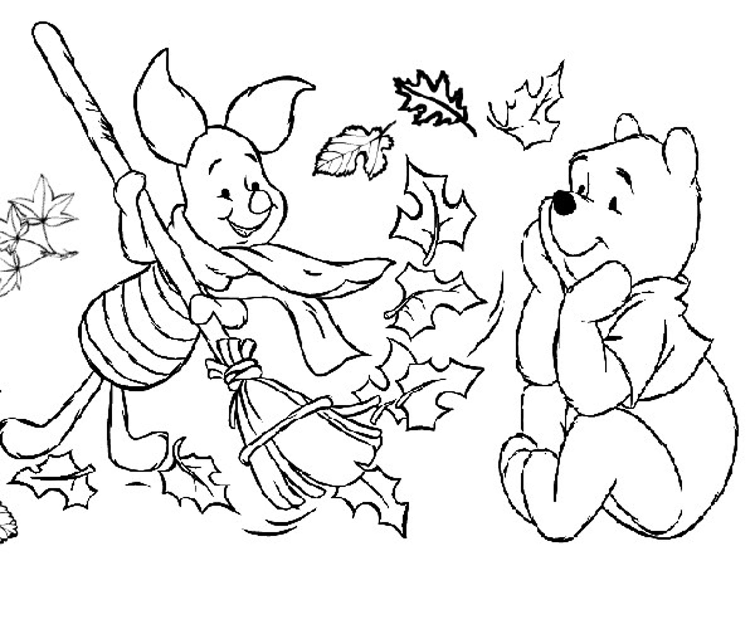 Free Fall Coloring Pages For 20st Graders