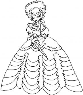 Print & Download - Princess Coloring Pages, Support The Child’s Activity