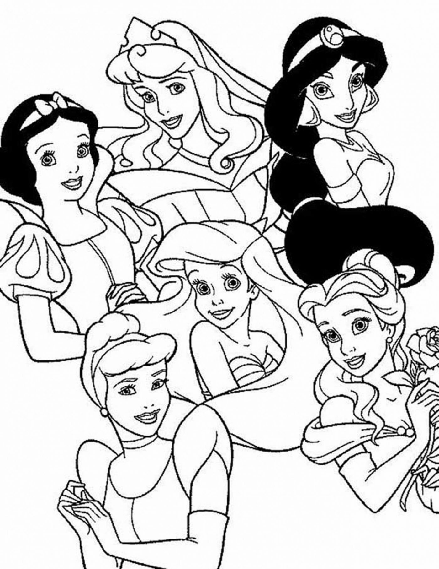 print download princess coloring pages support the childs activity