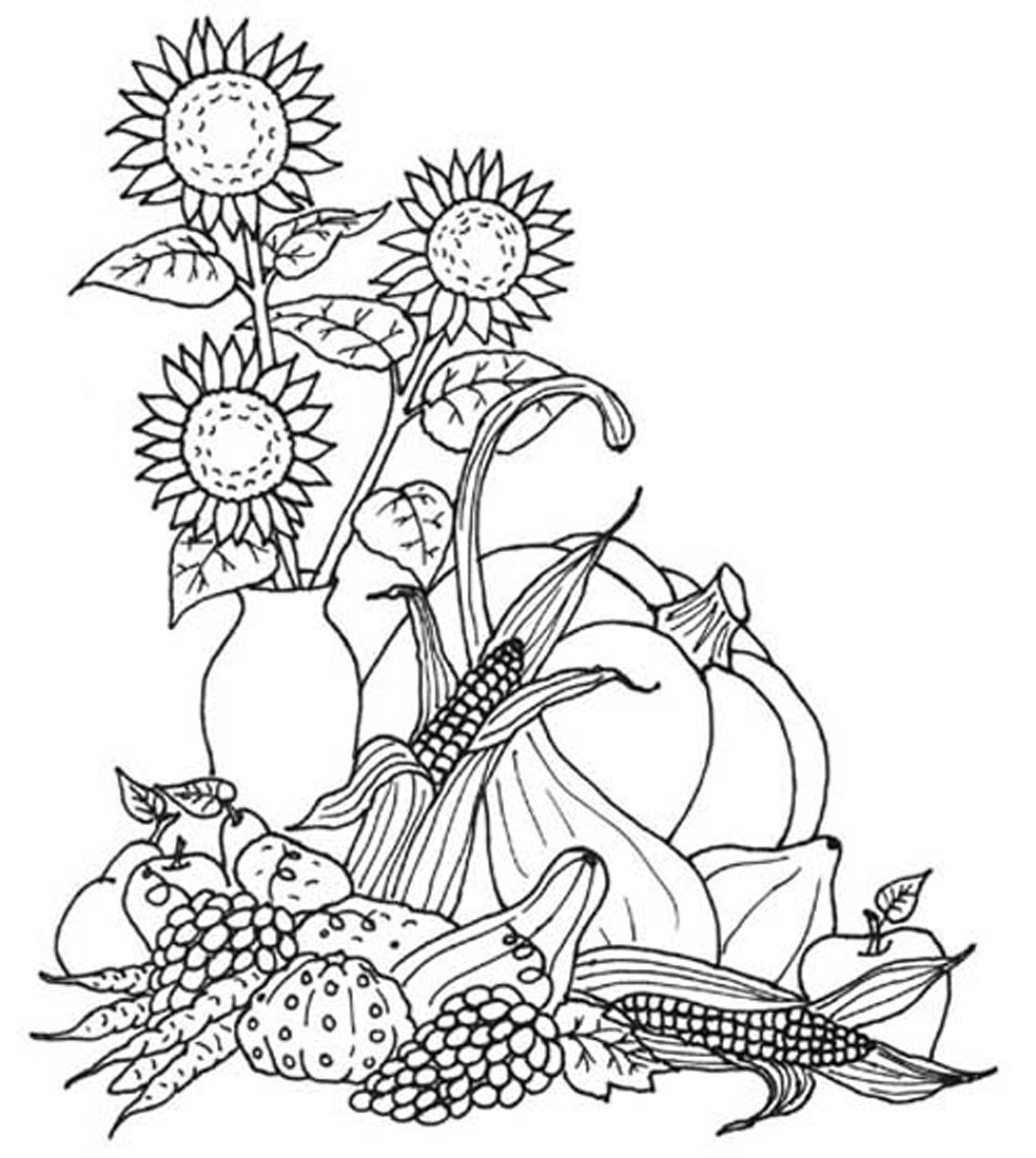 Print & Download Fall Coloring Pages & Benefit of Coloring for Kids