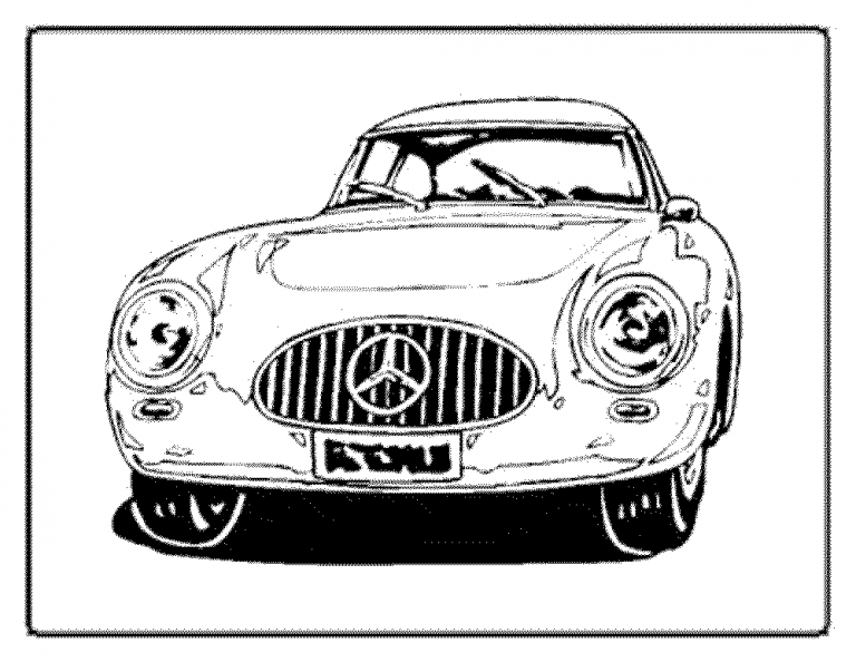 Print & Download - Kids Cars Coloring Pages