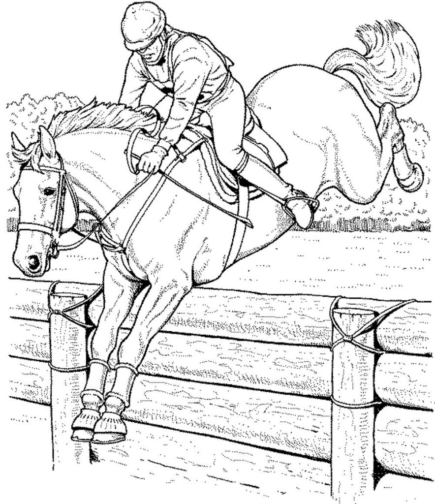Free Printable Coloring Pages Of Realistic Horses