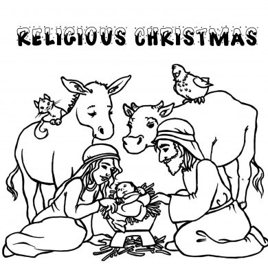 Print & Download - Printable Christmas Coloring Pages for Kids