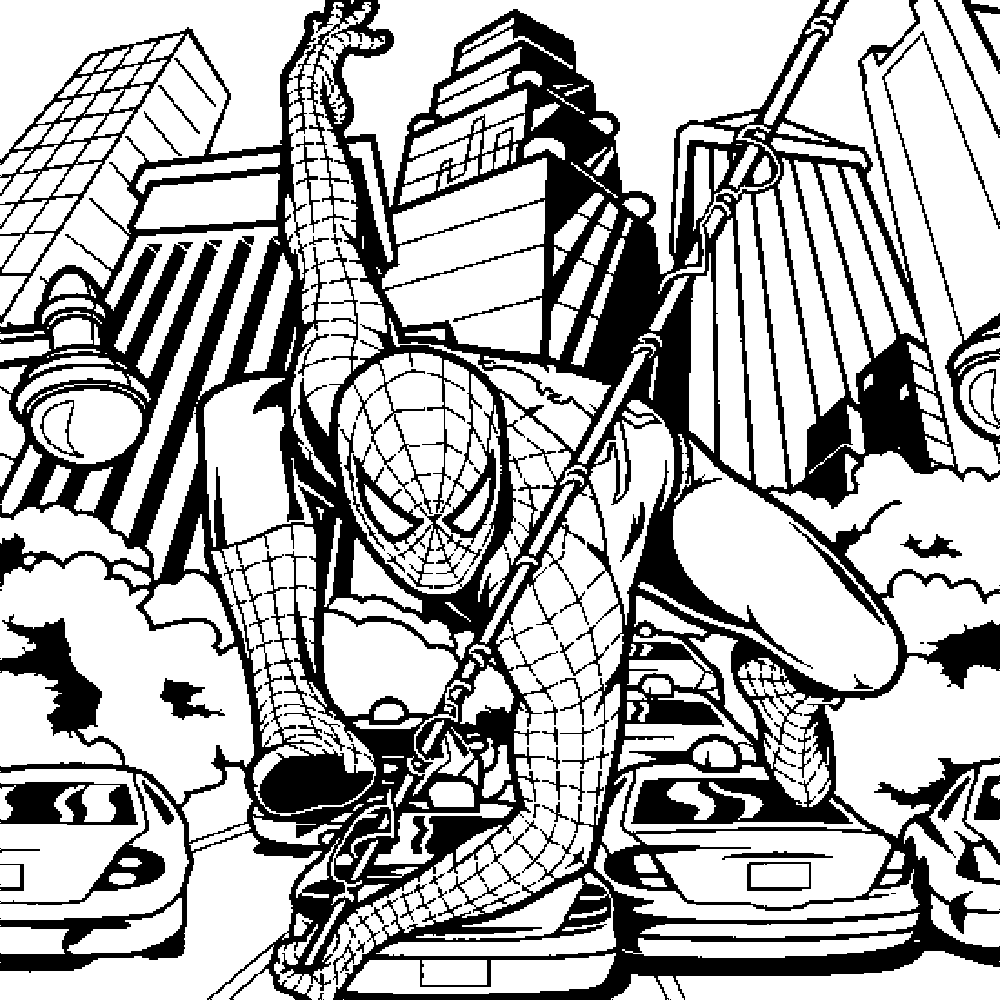 80 Top Coloring Sheets Of Spiderman  Images
