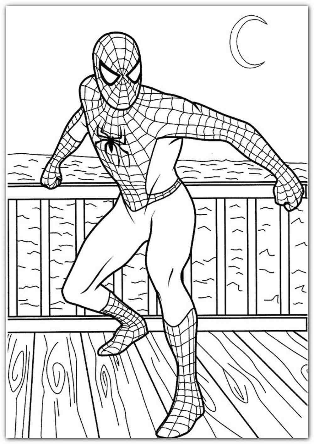 Print & Download Spiderman Coloring Pages An Enjoyable Way to Learn