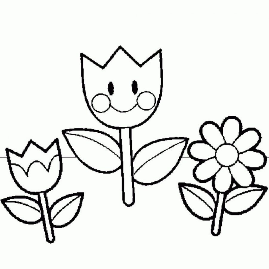 Print & Download - Some Common Variations of the Flower Coloring Pages