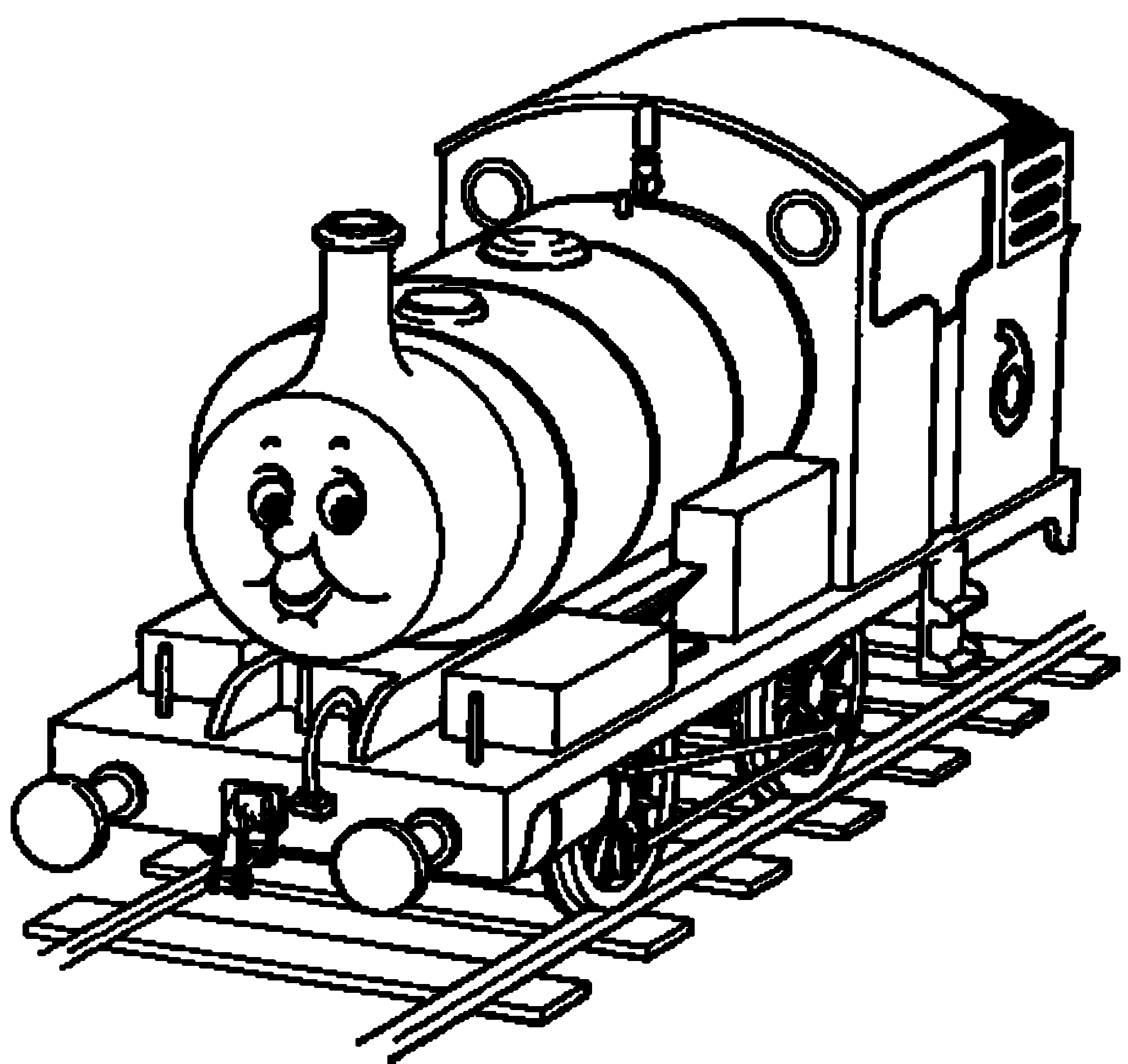 Print & Download Thomas the Train Theme Coloring Pages
