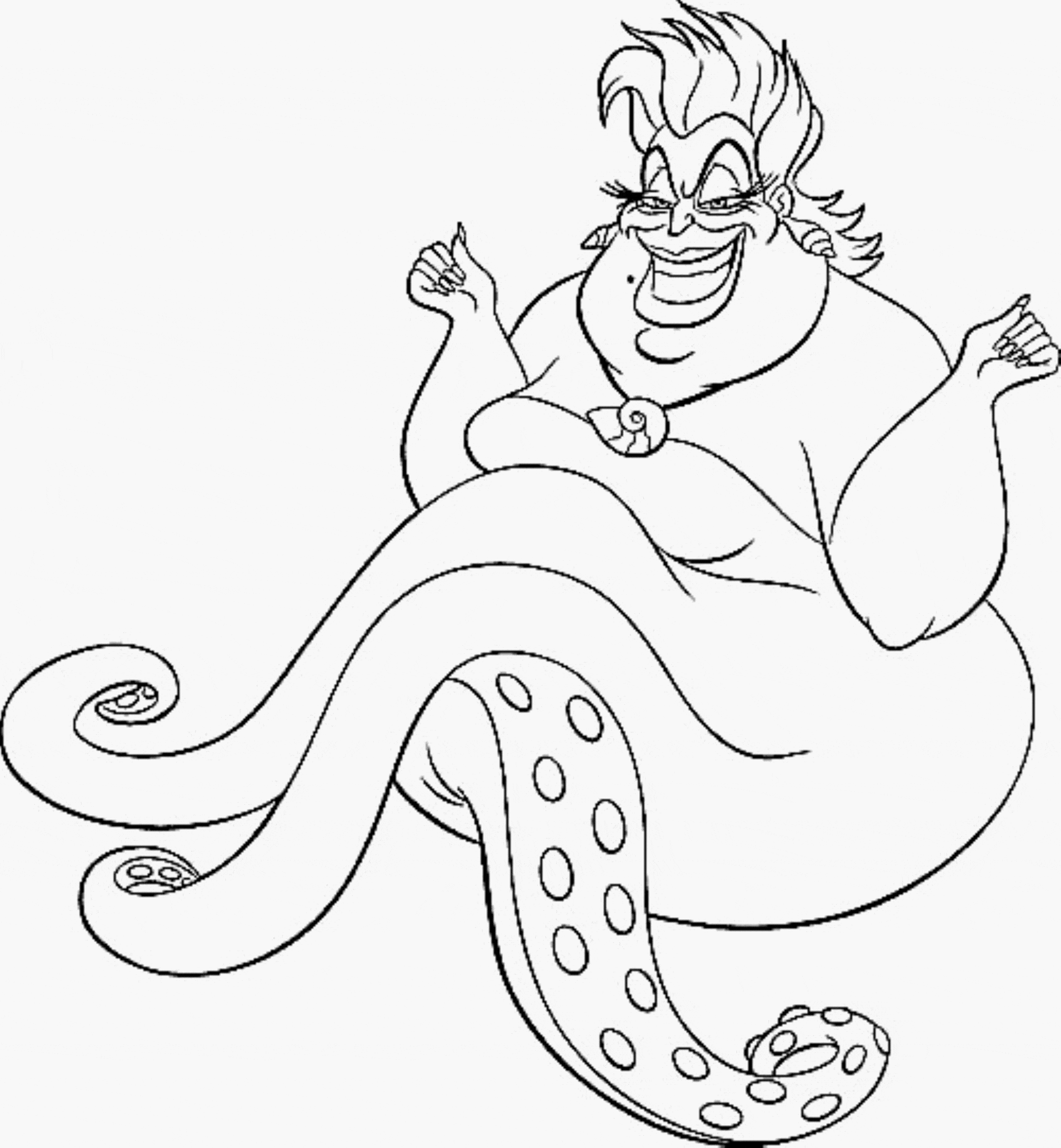 printable little mermaid coloring pages