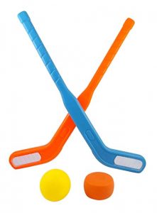 Face Off Dual Hockey Sticks Sports Set