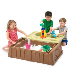 Simplay3 Outdoor Storage Bench, Sandbox and Water Activity Station​