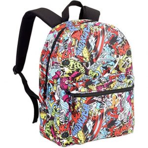 Marvel-Comic-Print-Backpack-Assorted-Designs
