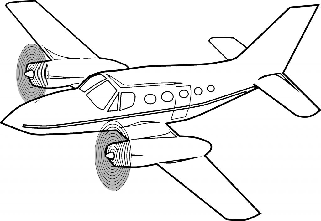Download Propeller airplane coloring page | | BestAppsForKids.com
