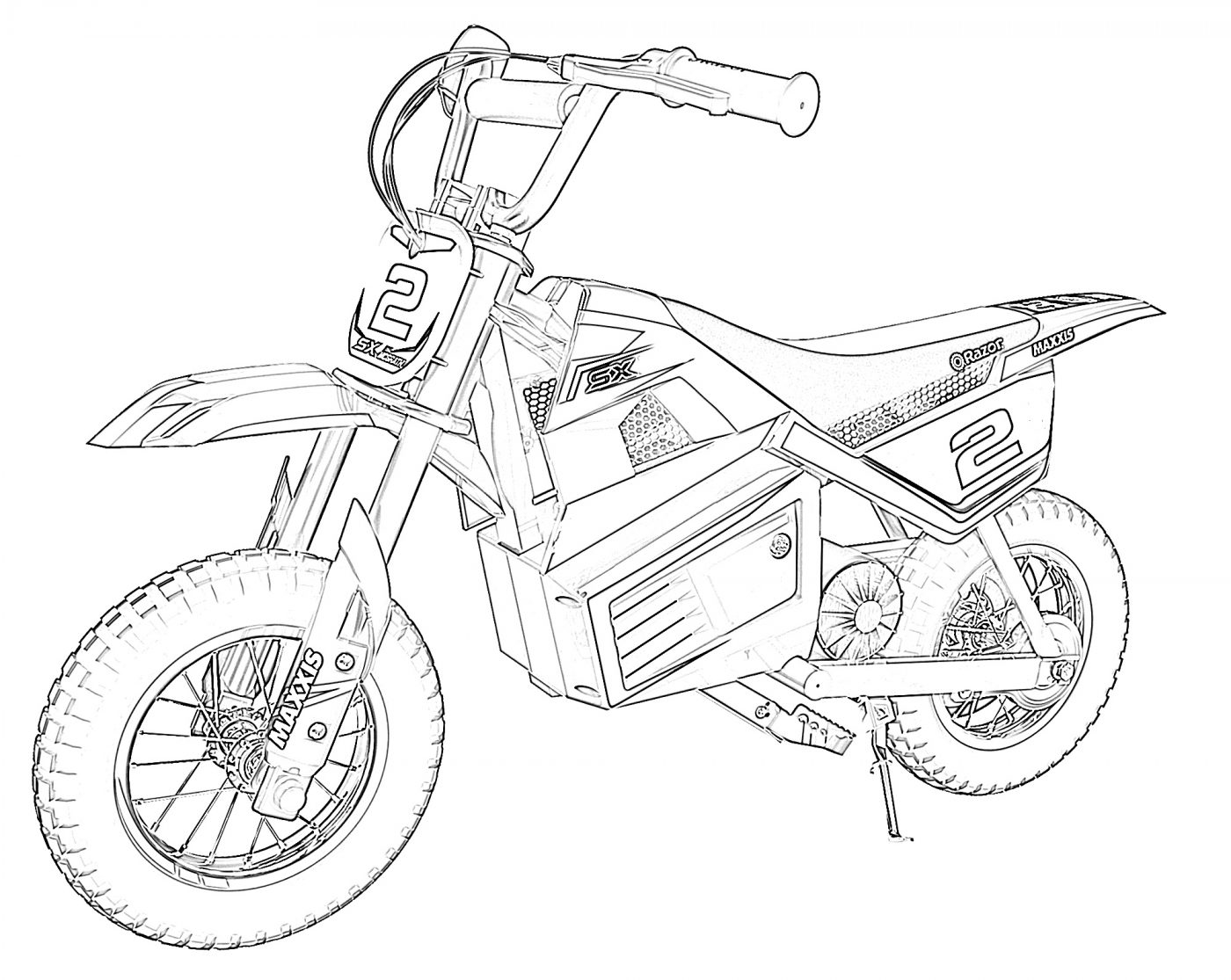 10 Free Dirt Bike Coloring Pages for Kids Save Print Enjoy