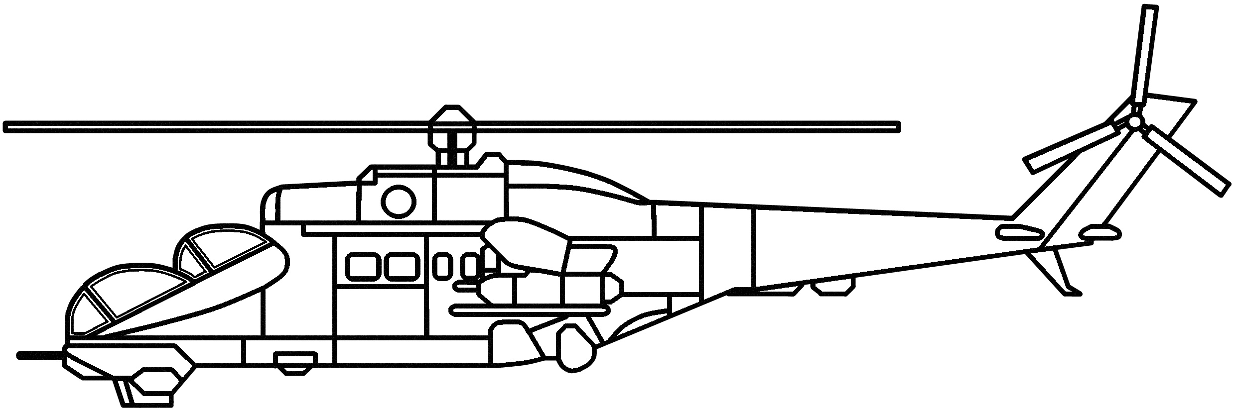 Coloring Pictures Helicopters