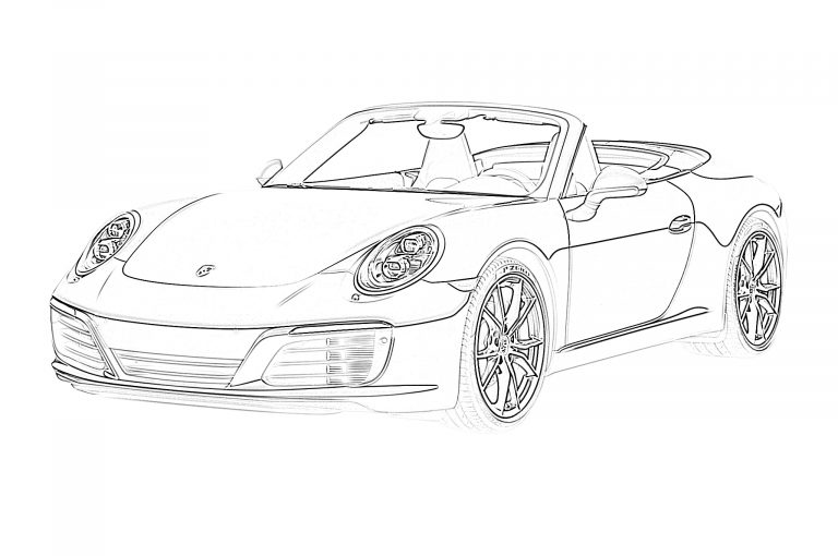 17 Free Sports Car Coloring Pages for Kids | Save, Print, & Enjoy!