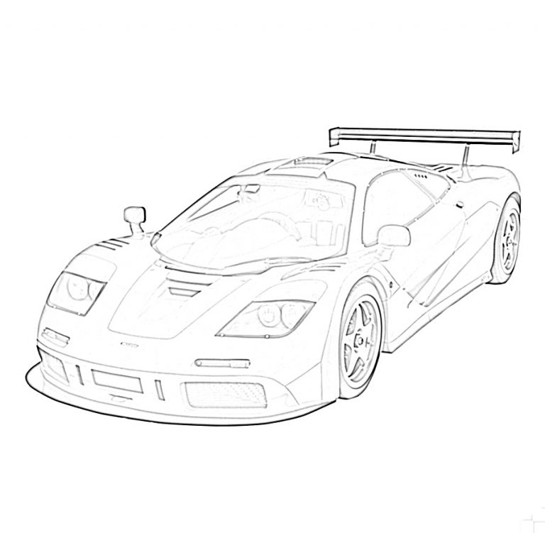 17 Free Sports Car Coloring Pages For Kids 