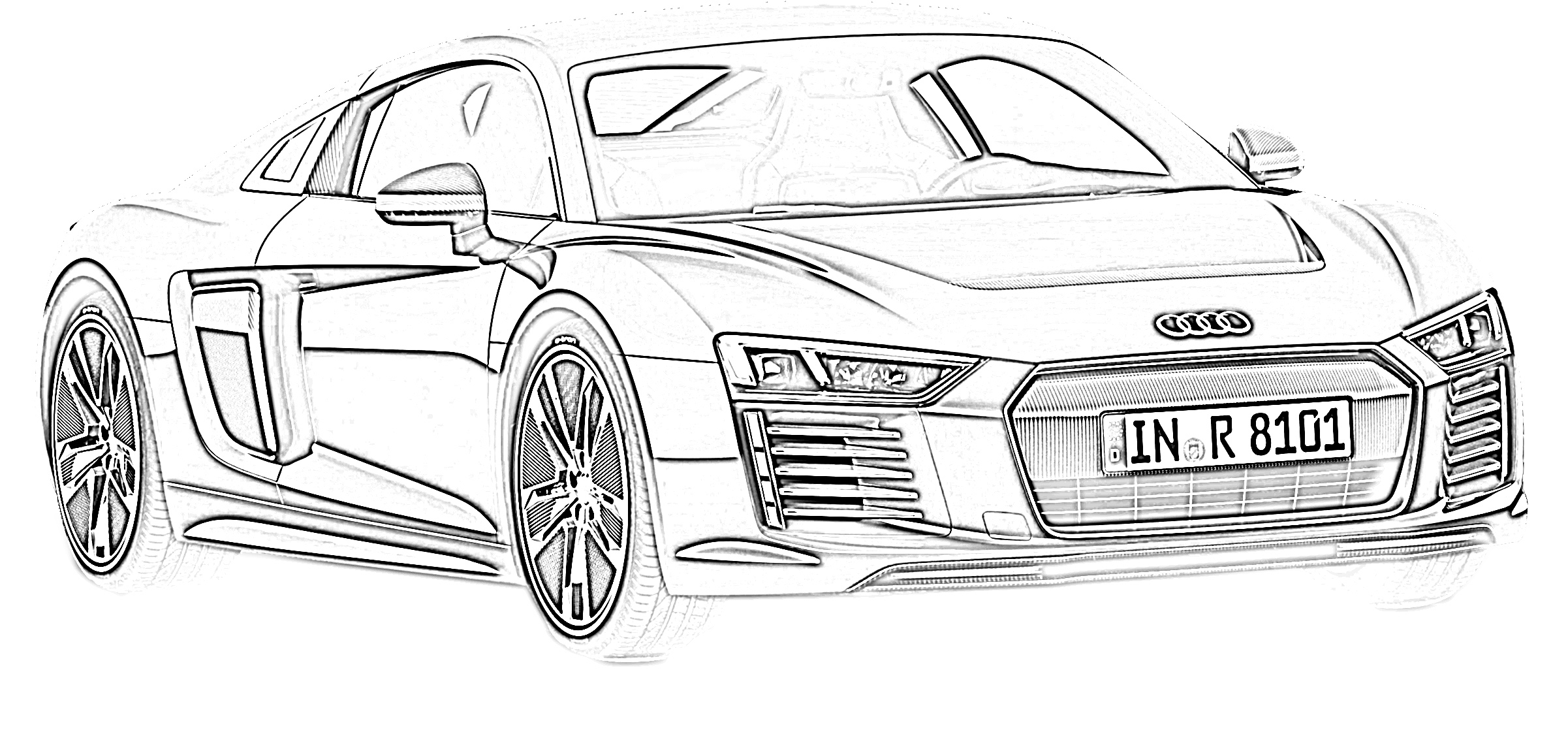 Free Printable Sports Car Coloring Pages Printable Templates