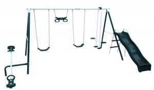 Flexible Flyer Backyard Fun Swing Set with Plays