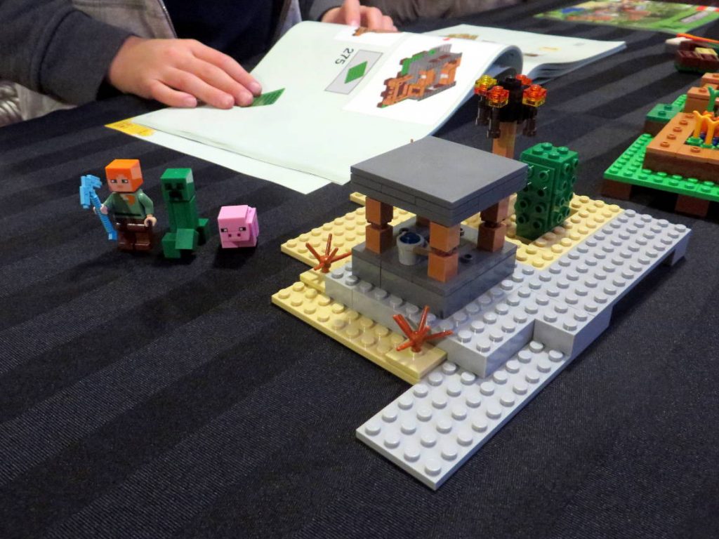 Lego-Minecraft-The-Village-21128-Alex-Cactus-Pig-WishingWell-sm