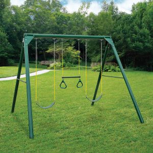 Swing-N-Slide Orbiter Complete Wooden Swing Set