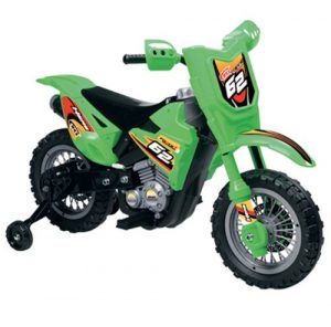 Vroom Rider VR098 6V Battery Operated Dirt Bike, Green