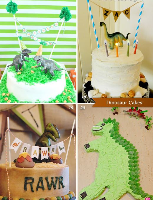 Dinosaur Party Cakes and Desserts