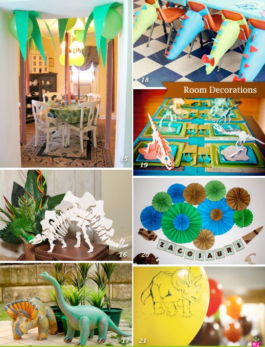 dinosaur party decorations